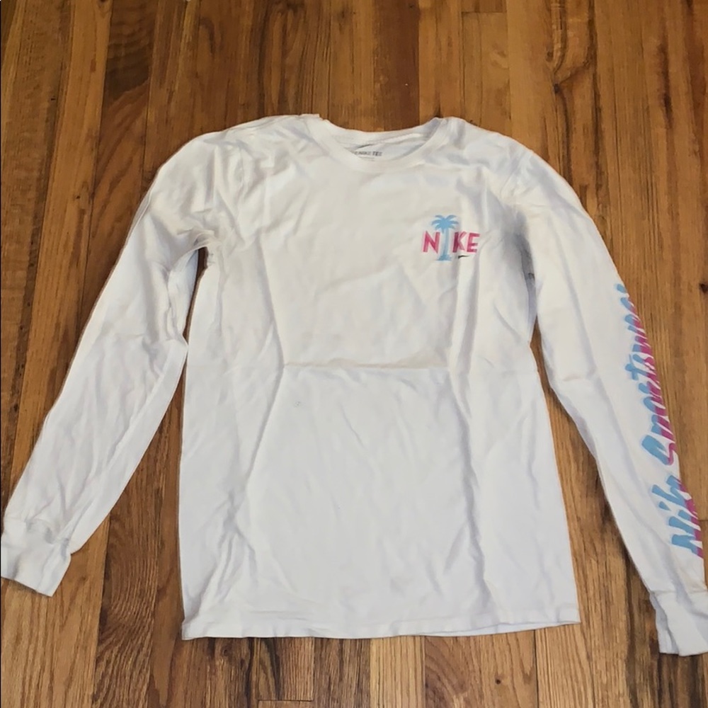 White Nike Long Sleeve